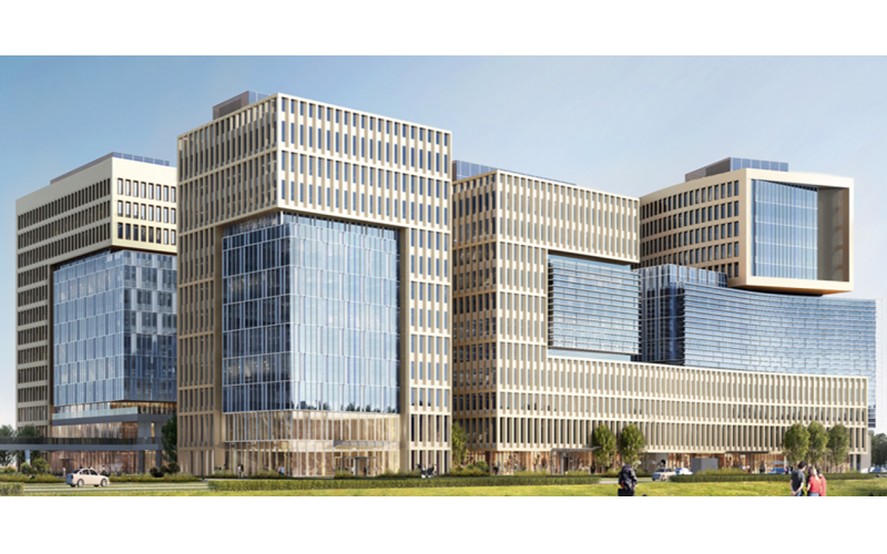 党建引领项目建设，，，，，立异赋能手艺前进——北京东升科技园幕墙工程
